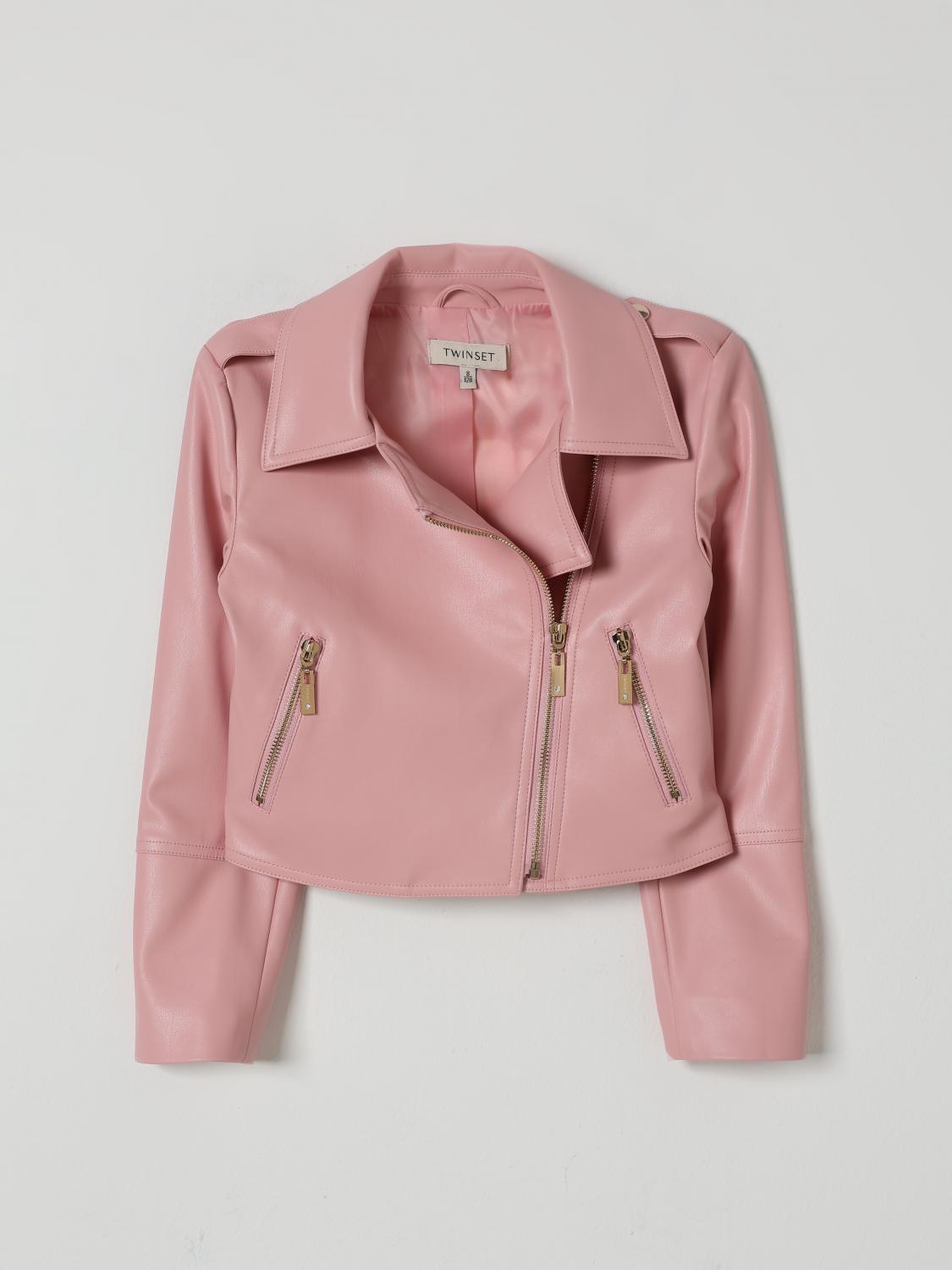 Twinset Jacket Kids Color Pink In Pink