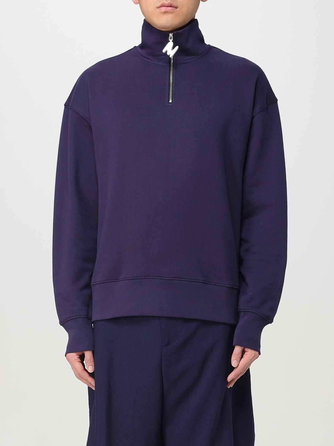 Msgm Sweatshirt Men Color Blue In Blue