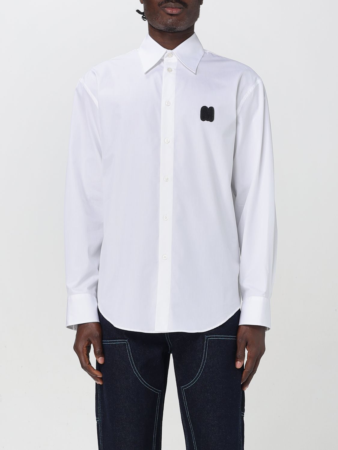 Msgm Shirt Men Color White In White