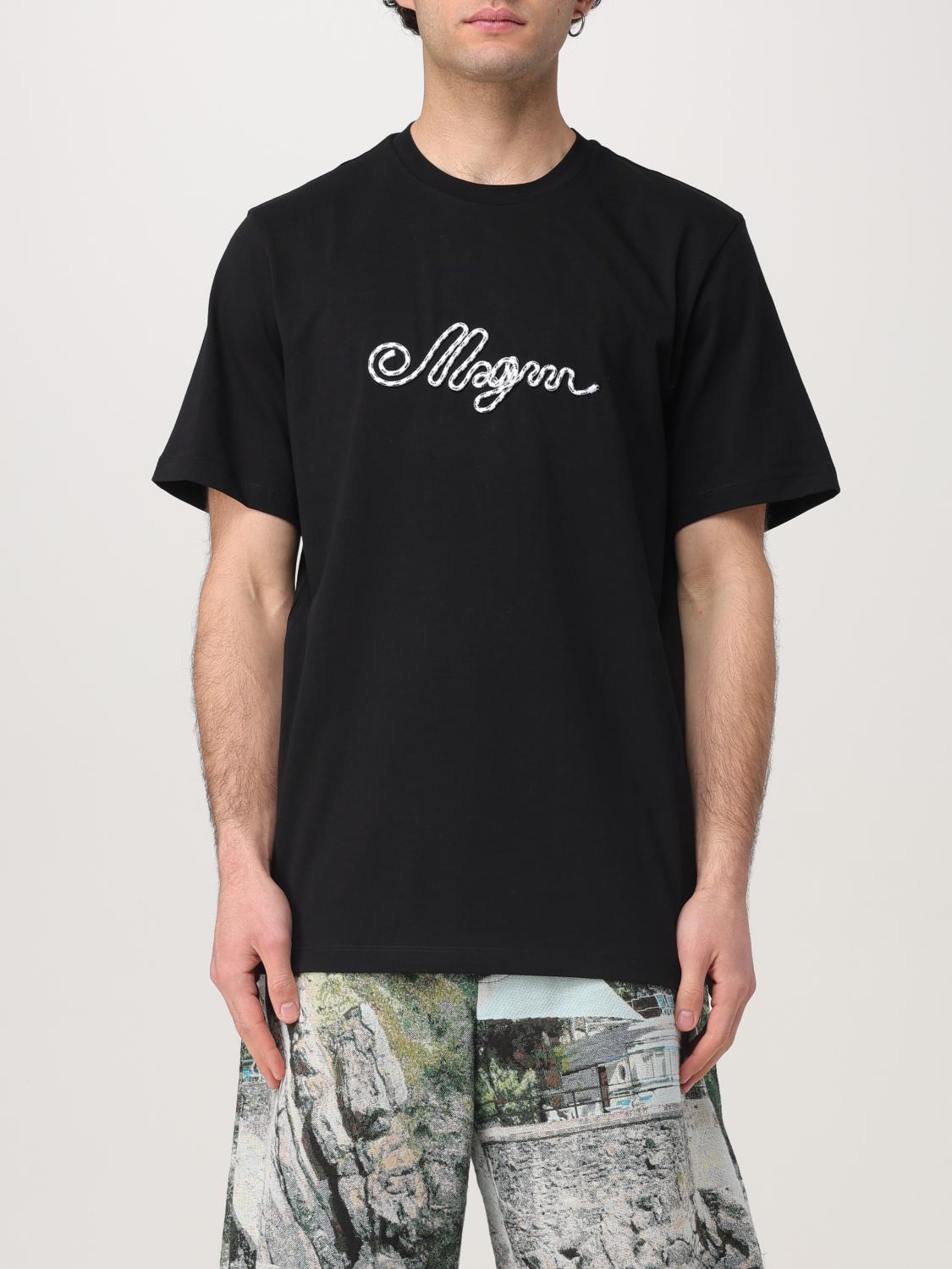 Msgm T-shirt Men Color Black In Black
