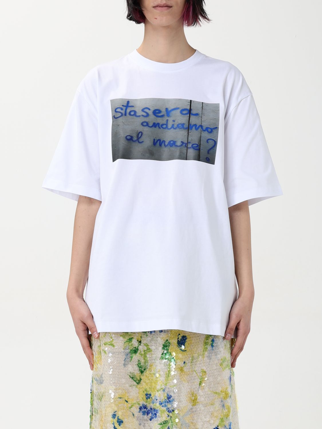 Msgm T-shirt In White