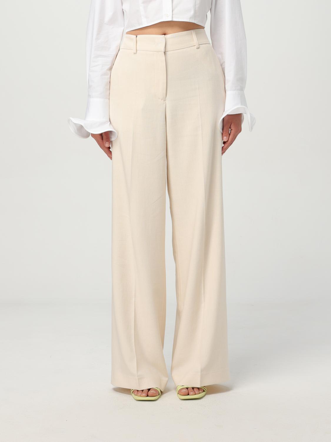 Msgm Pants  Woman Color White
