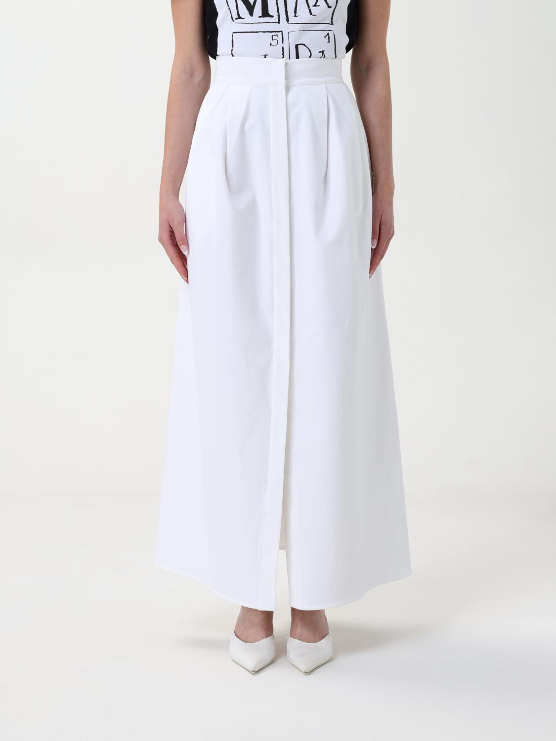 Max Mara Skirt Woman White In White