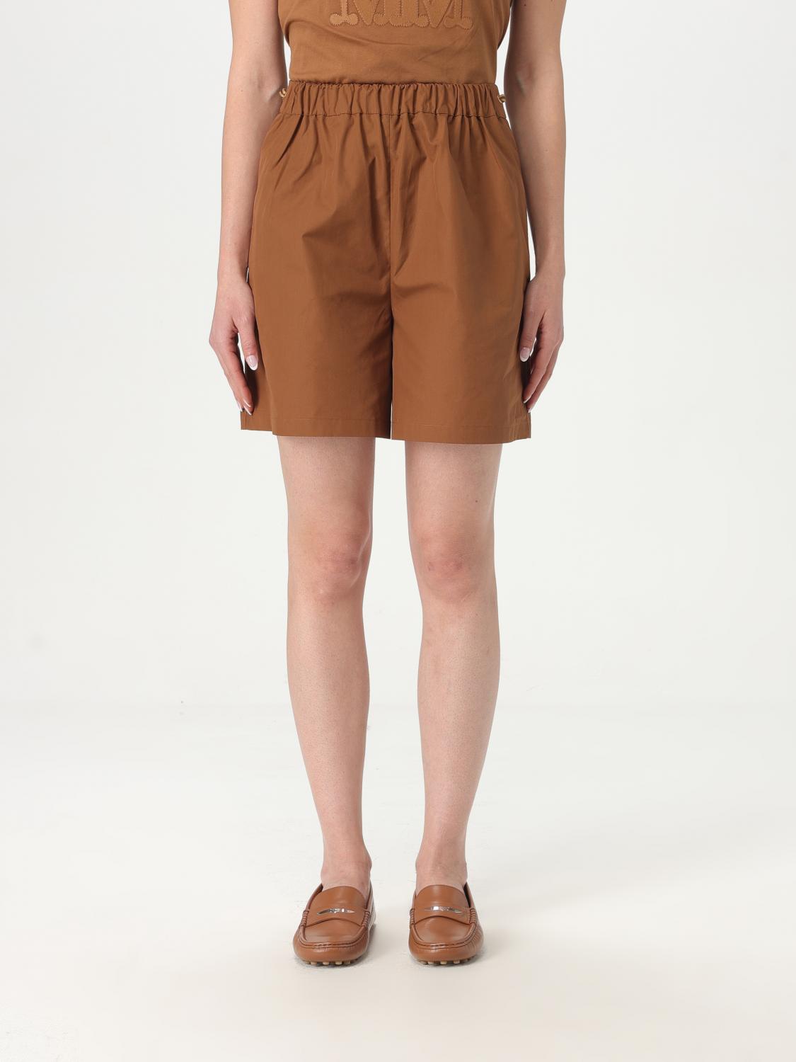 Max Mara Haway Shorts In Brown