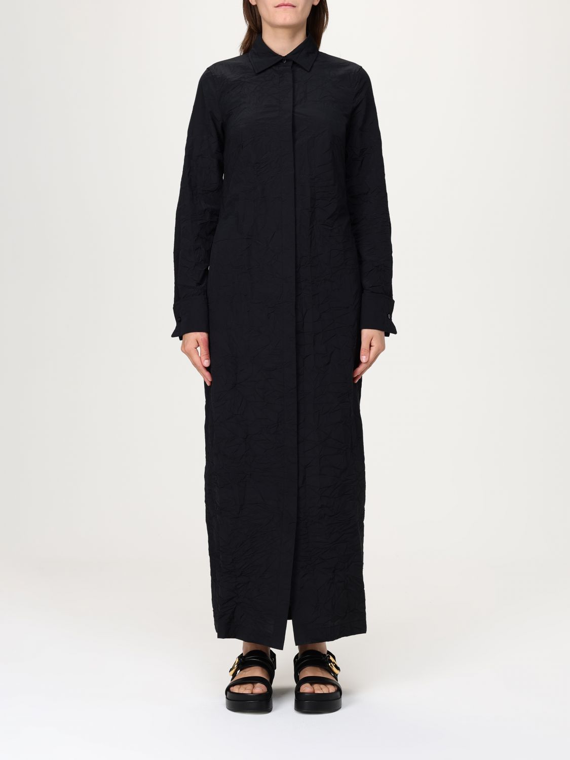 Shop Max Mara Dress Woman Color Black