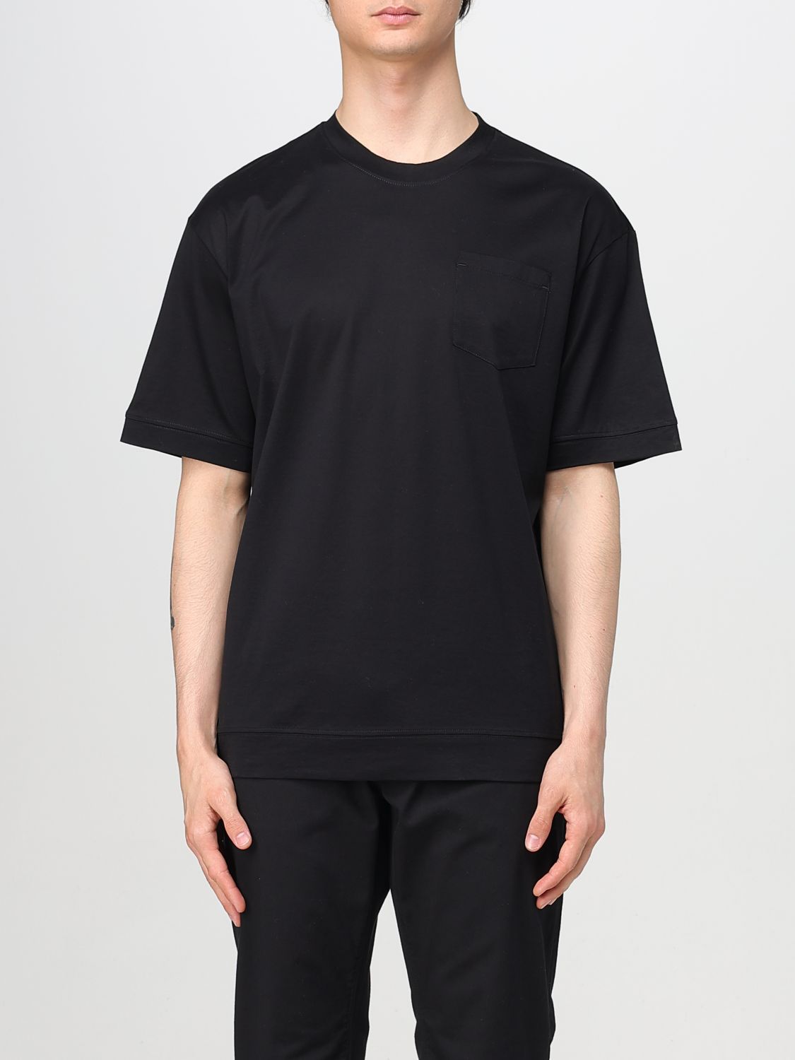 Paolo Pecora T-shirt Men Color Black In Black
