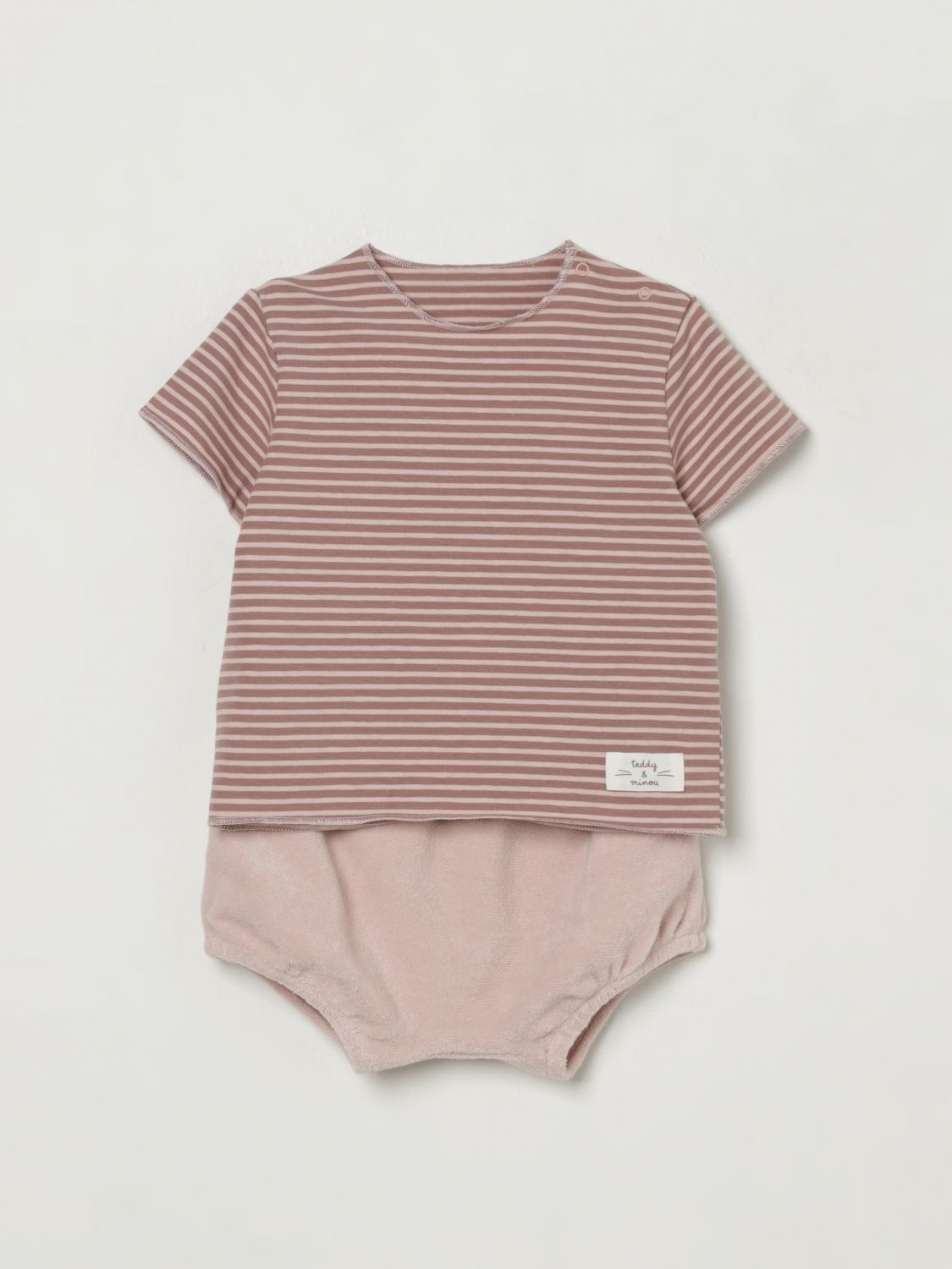 Teddy & Minou Babies' Jumpsuit  Kids Color Pink