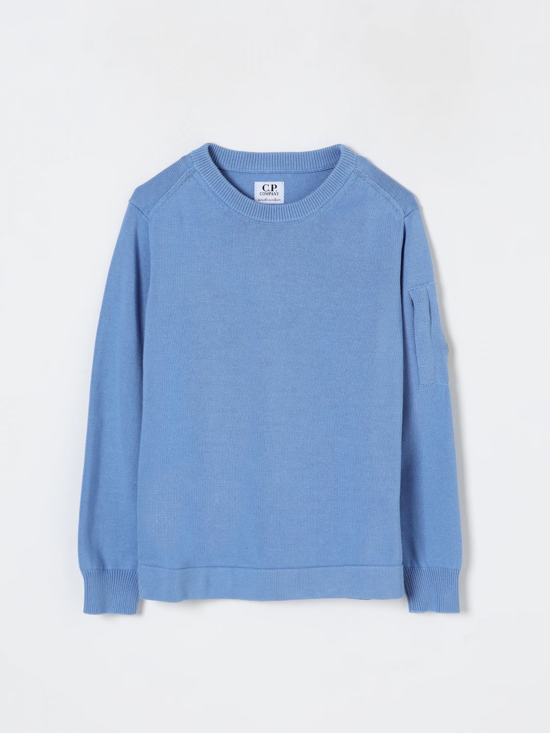 Shop C.p. Company Sweater C. P. Company Kids Color Blue