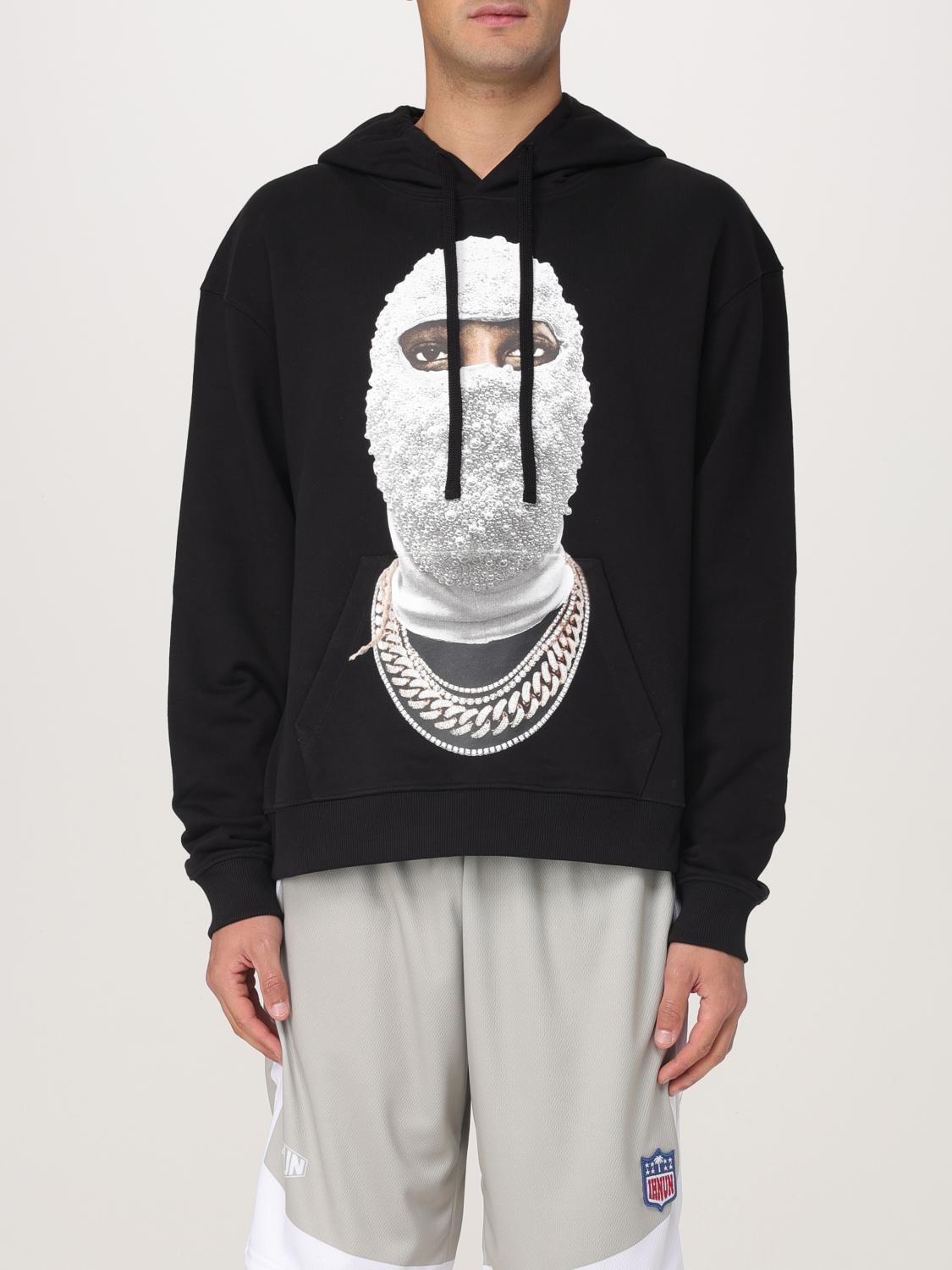 Ih Nom Uh Nit Future Mask-print Hoodie In Black
