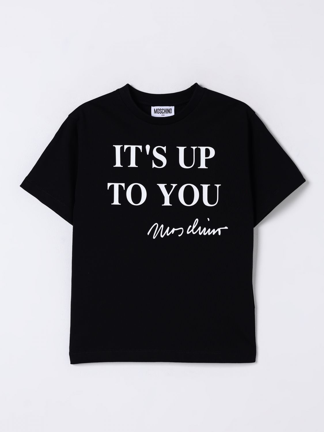 Moschino T-shirt Kids Color Black In Black