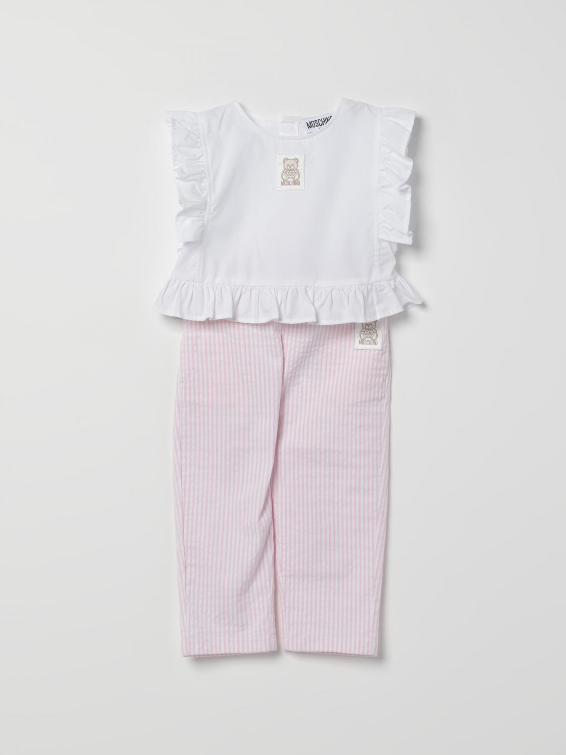 Moschino Completo Bambino Colore Bianco