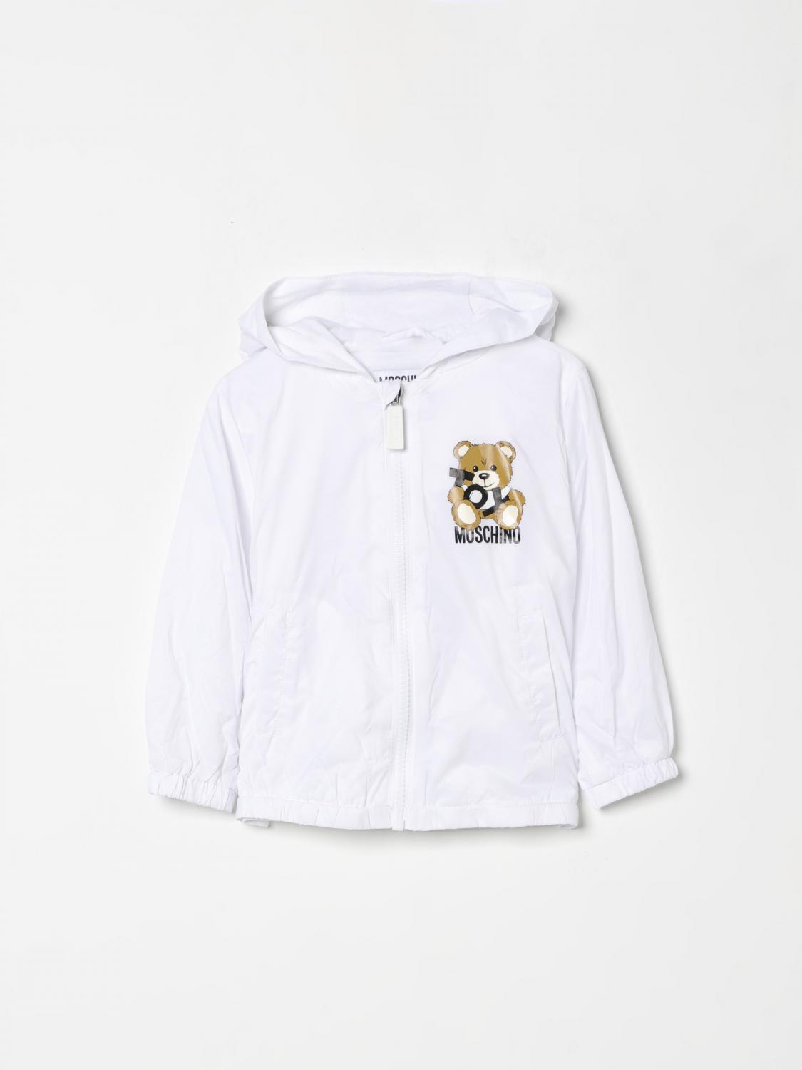 Moschino Jacke Kinder Farbe Weiss In Weiss