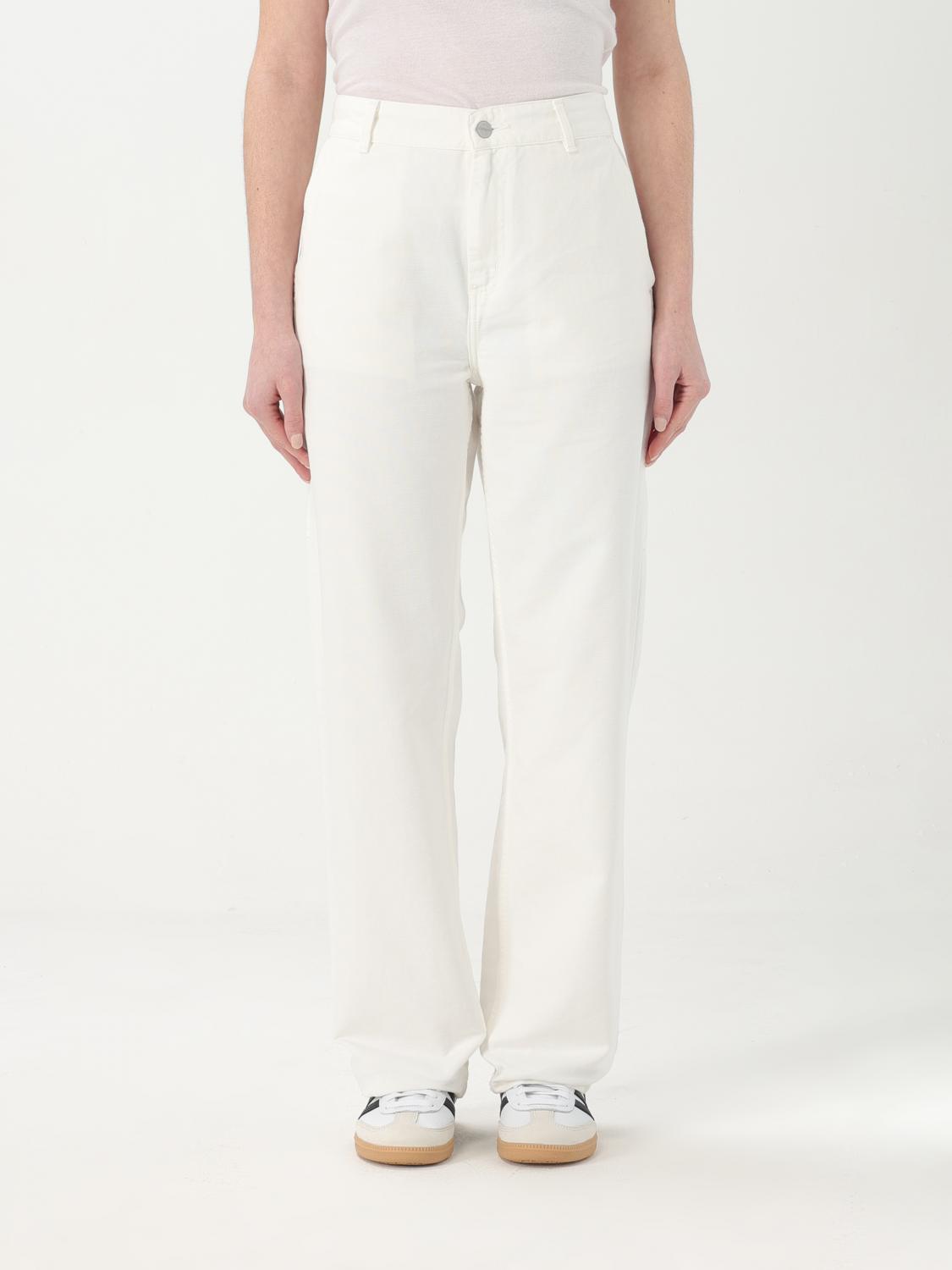 Carhartt Pants Wip Woman Color White In White