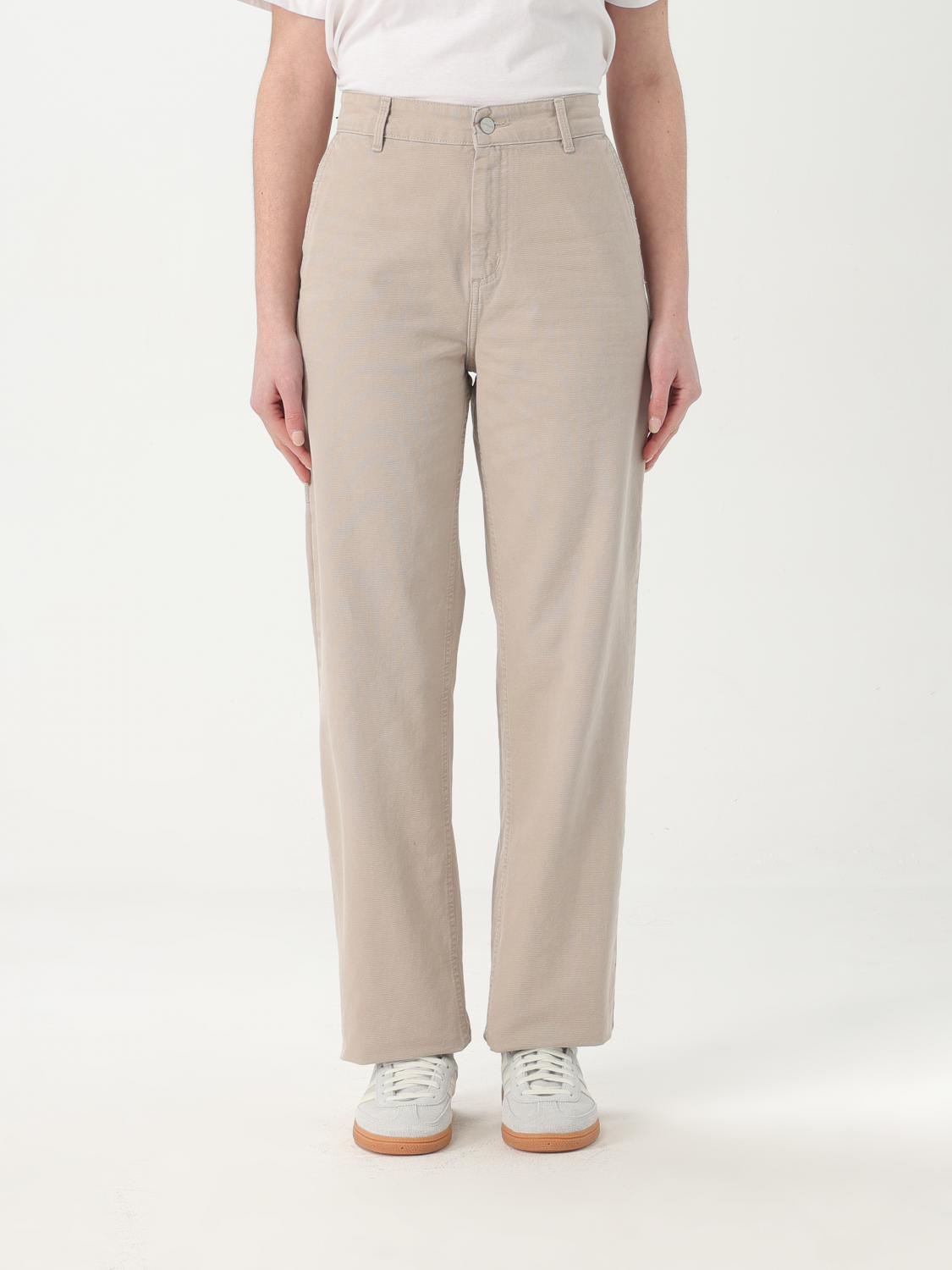 Carhartt Pants  Wip Woman Color Beige In Beige