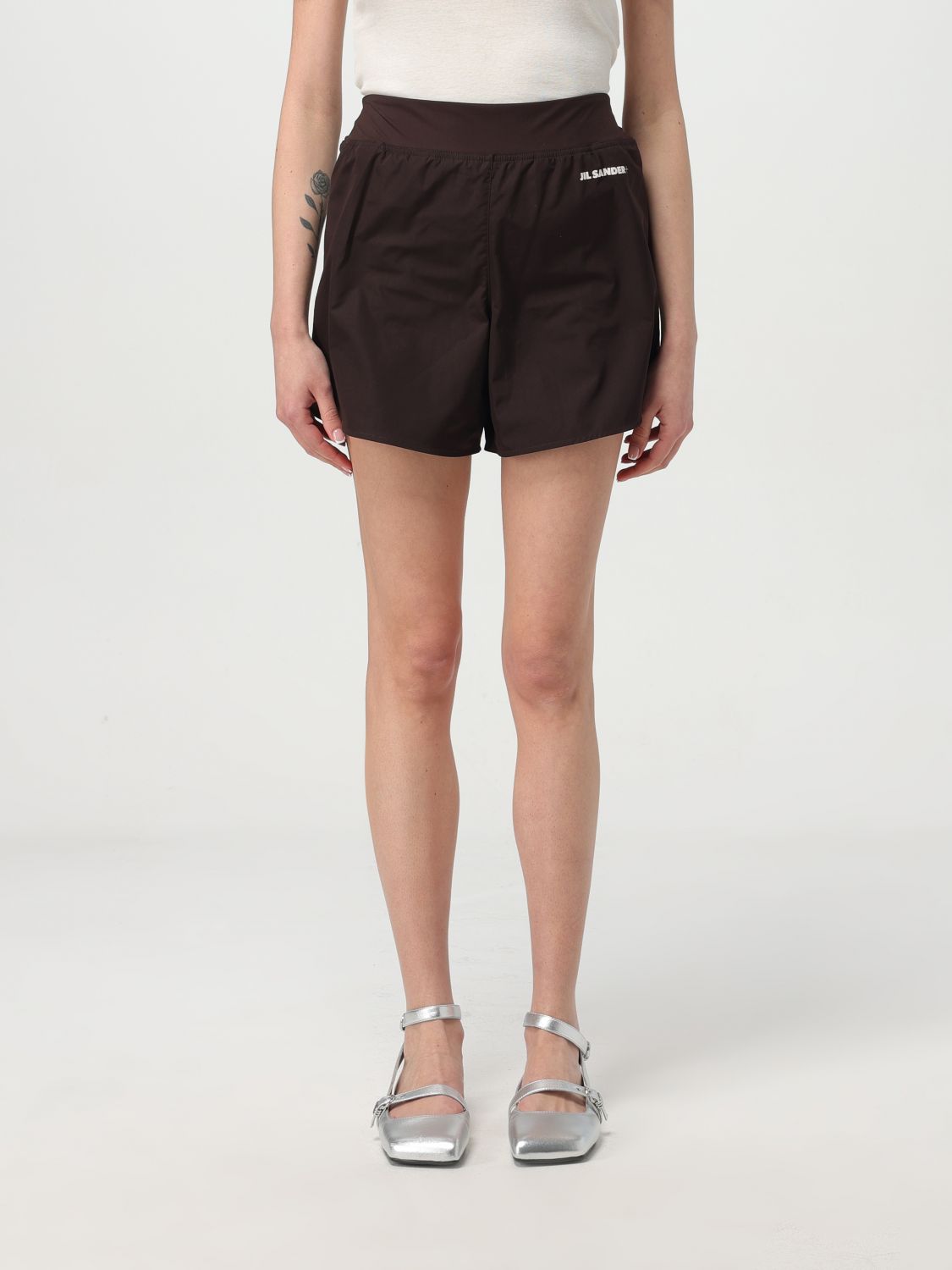 Jil Sander Short Woman Color Brown In Brown