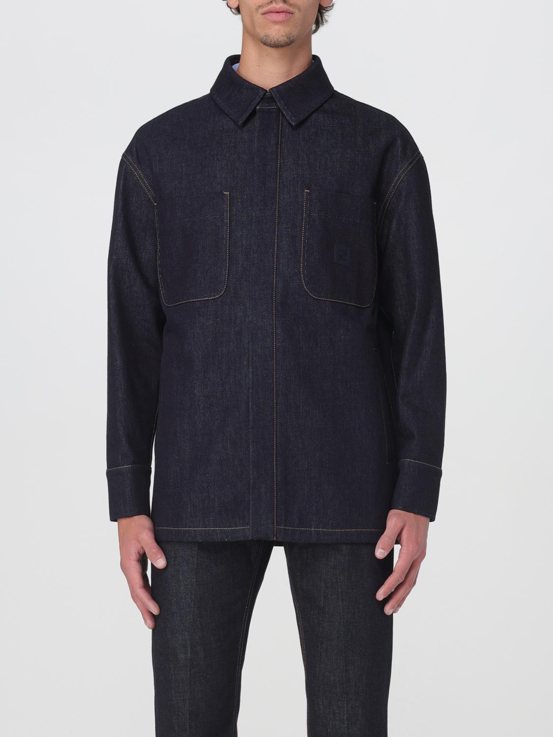 Fendi Ανδρών Indigo Jacket Men Color