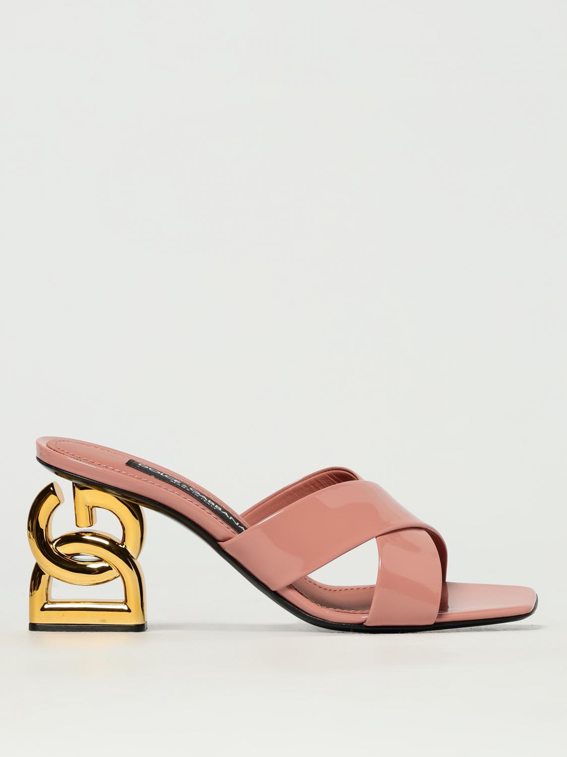 Dolce & Gabbana Flat Sandals  Woman Color Pink