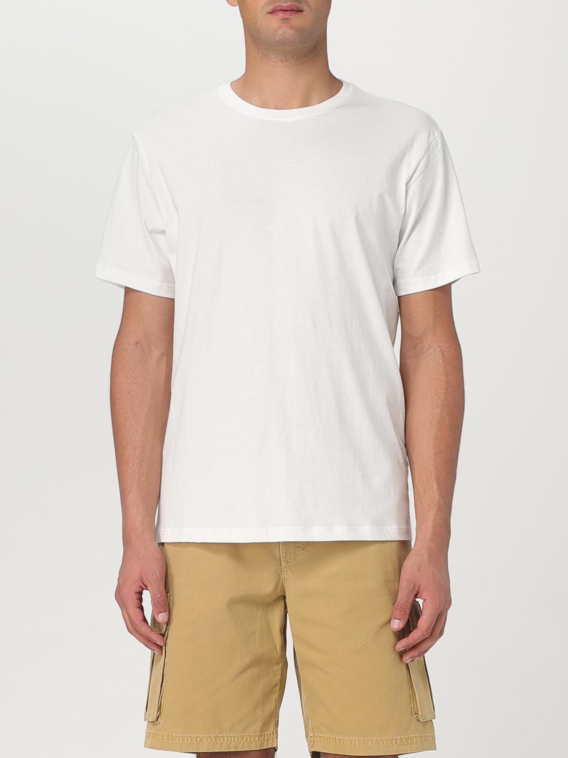 Shop Ecoalf T-shirt Men Color White In Weiss