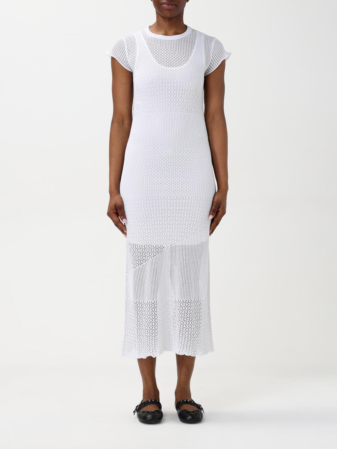 Pinko Dress  Woman Color White In White