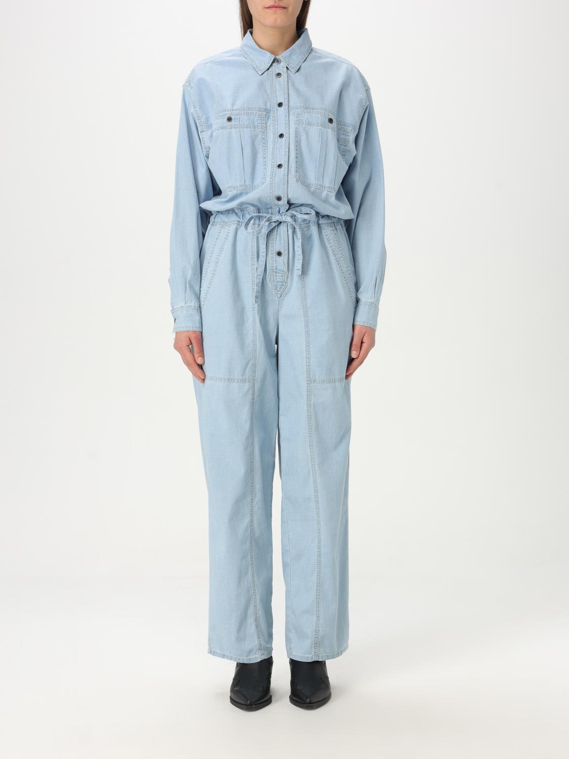 ISABEL MARANT ÉTOILE JUMPSUITS ISABEL MARANT ETOILE WOMAN COLOR BLUE G66743009