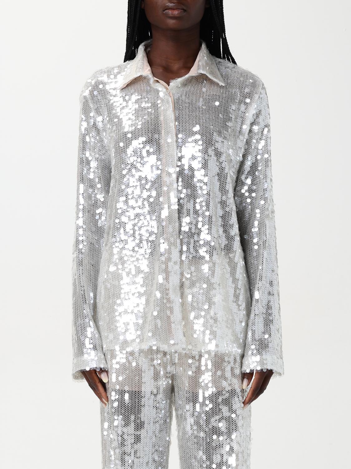 Tシャツ・カットソー FEDERICA TOSI Women Tunic Tops FTI22BL1220SE0015 WHITE Federica Tosi – Must Boutique Cyprus
