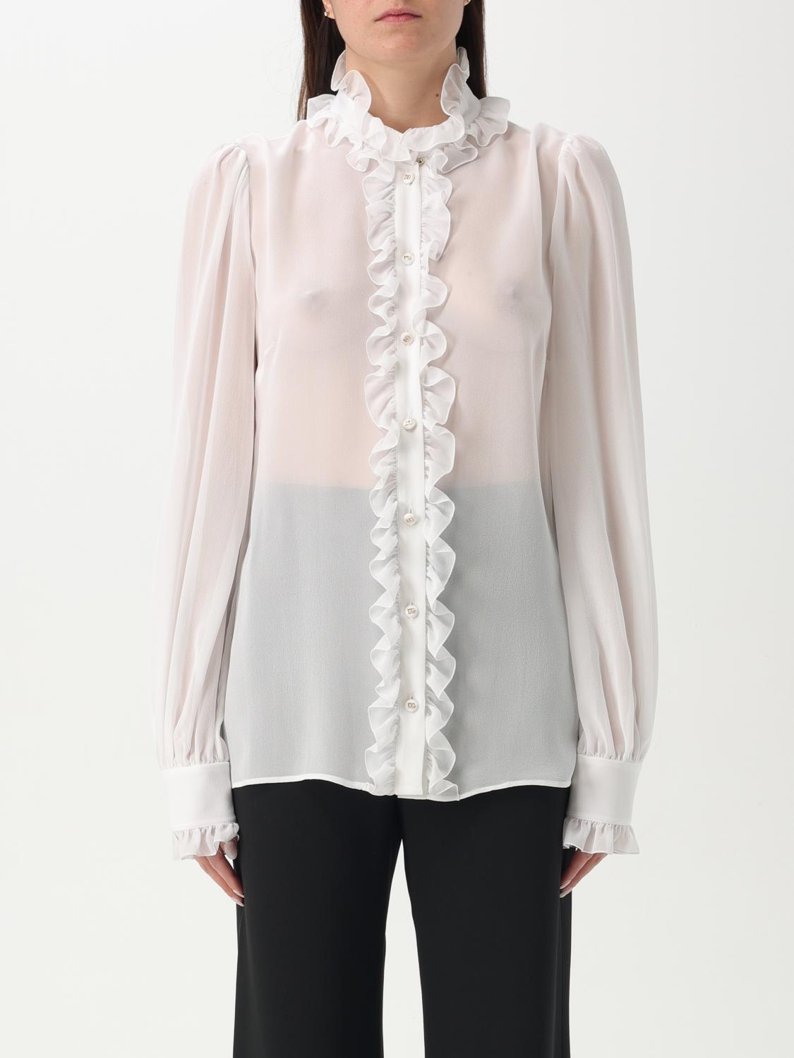 Dolce & Gabbana Shirt  Woman Color White In White