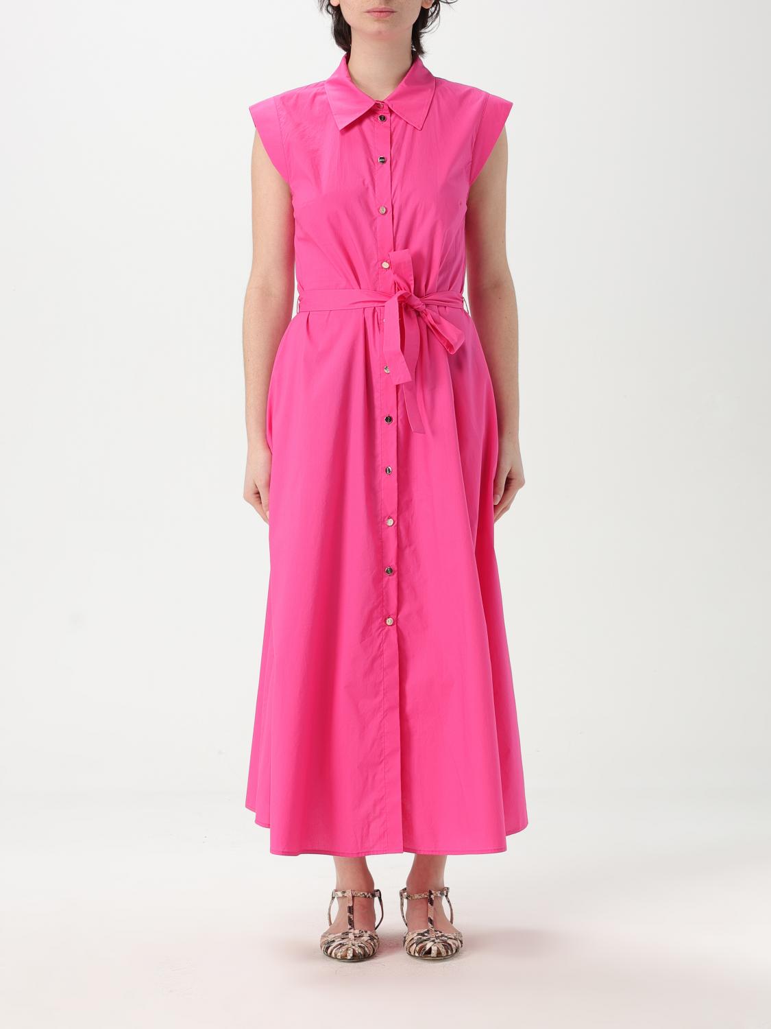 Liu •jo Dress Liu Jo Woman Color Fuchsia In Fuchsia