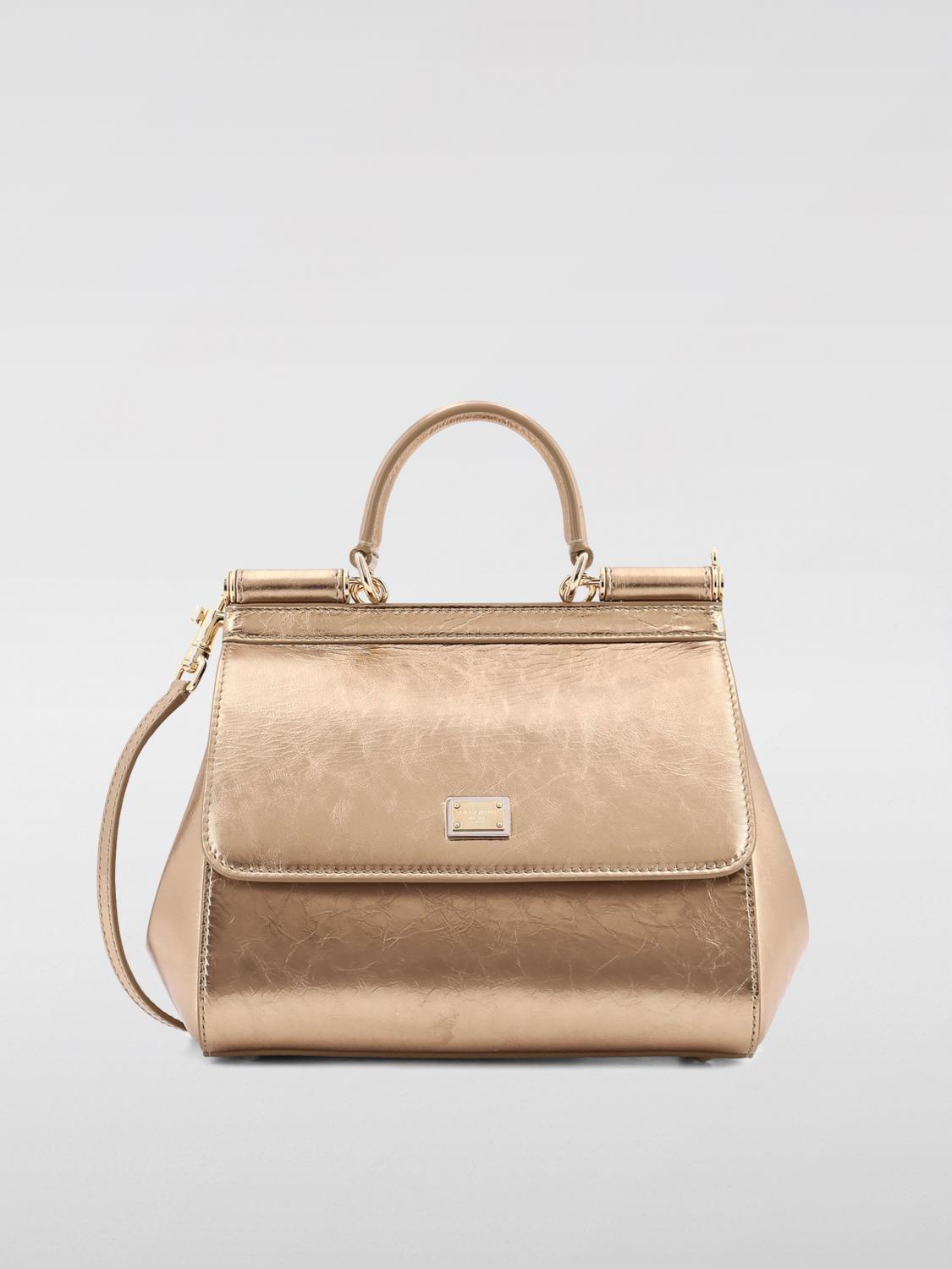 Dolce & Gabbana Mini Bag Woman Color Gold In Gold