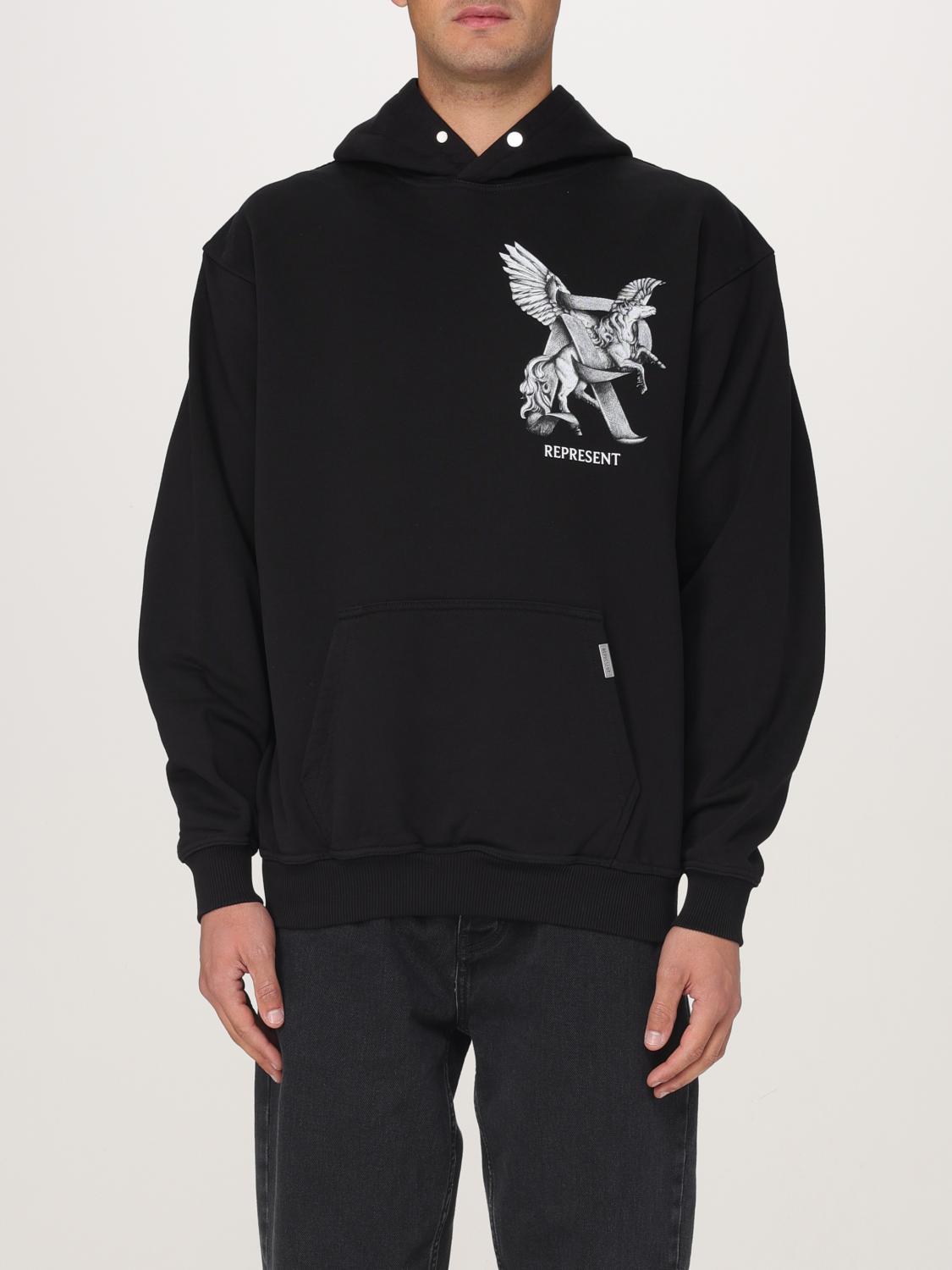 Represent Sweatshirt Men Color Black In Black
