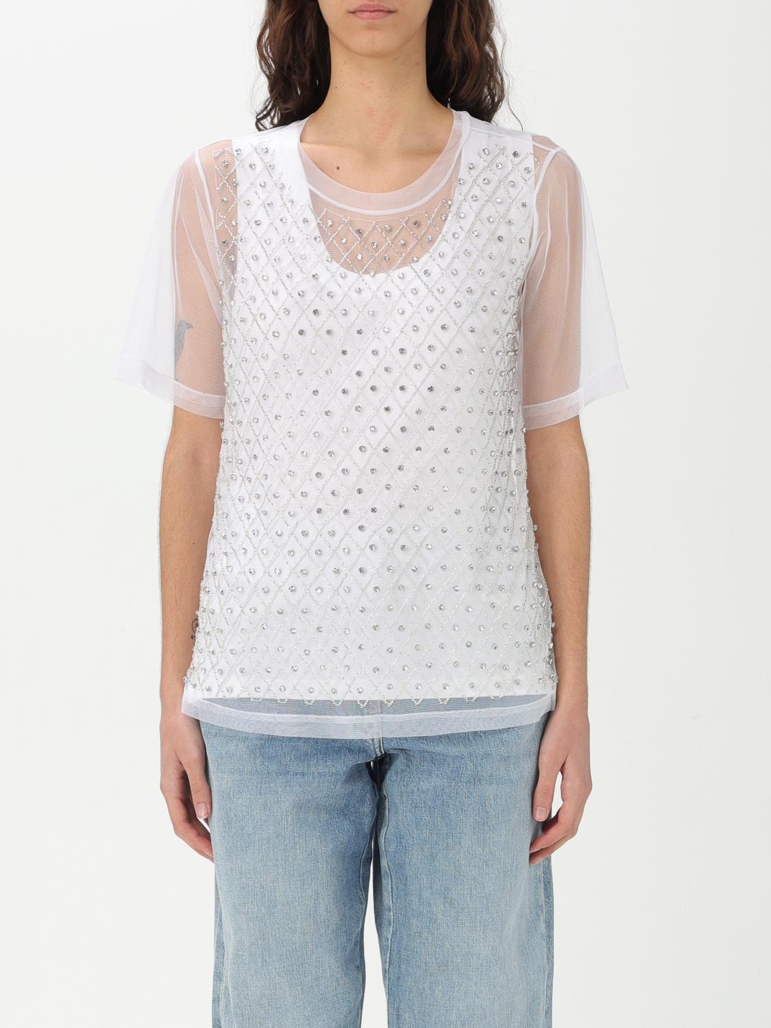 TWINSET T-SHIRT TWINSET WOMAN COLOR WHITE G66866001