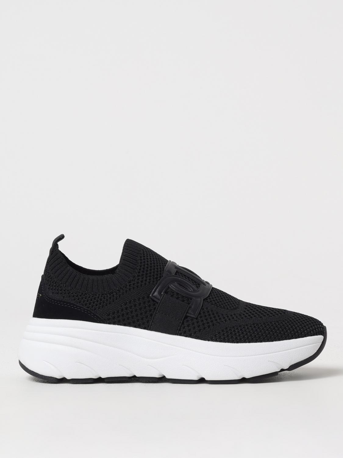 Twinset Mesh-panels Sneakers In Black