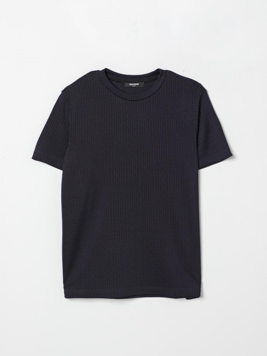 Balmain T-shirt Kids Color Blue In Blue