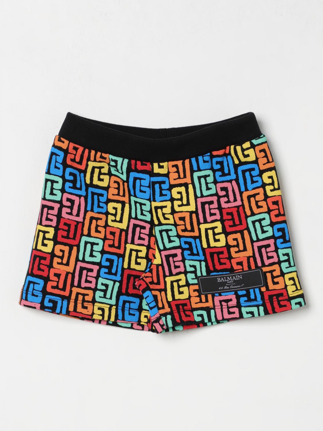 BALMAIN SHORTS BALMAIN KIDS COLOR MULTICOLOR G66965005