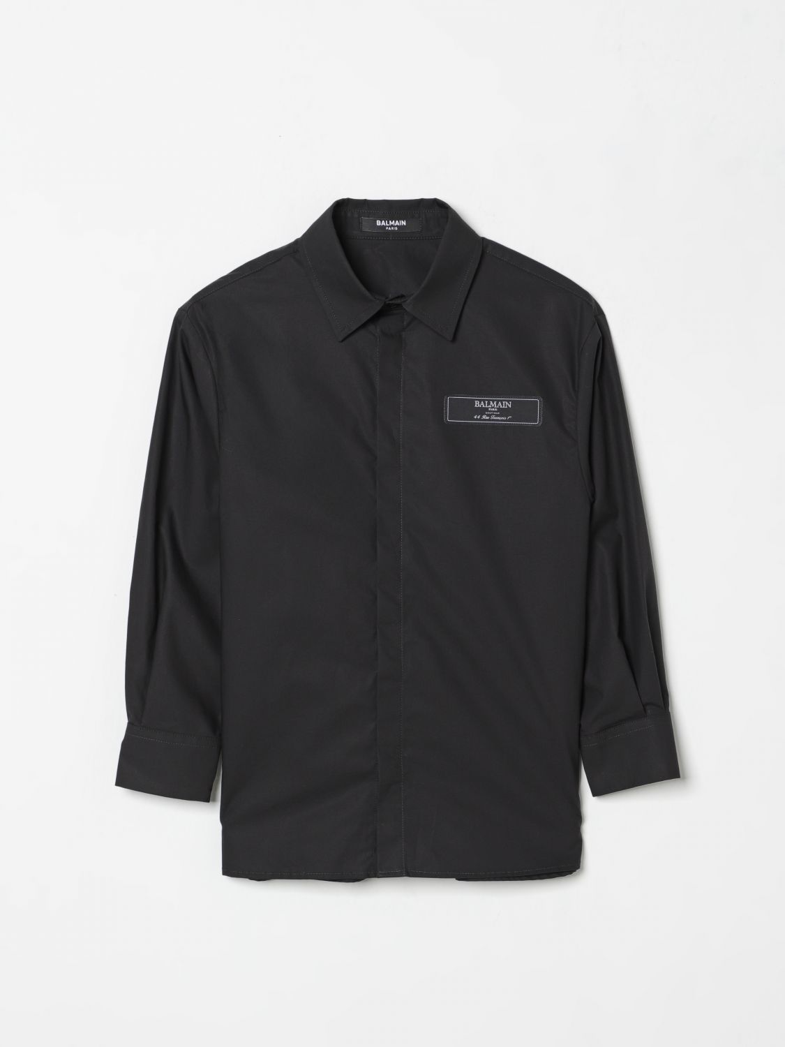 BALMAIN SHIRT BALMAIN KIDS COLOR BLACK G66988002