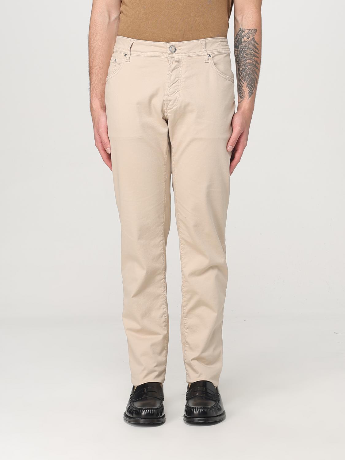 Jacob Cohen Pants  Men Color Beige In Neutral