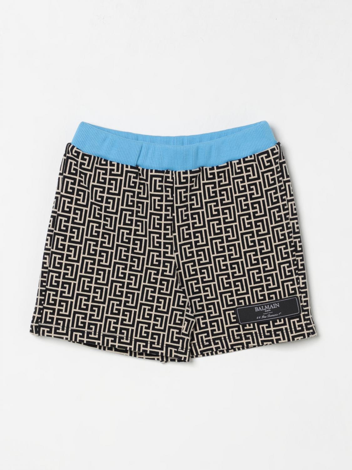 Balmain Shorts Kids Color Cream In Cream