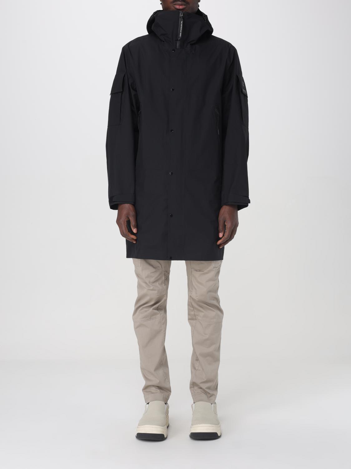 C.p. Company Coat C. P. Company Men Color Black In Black
