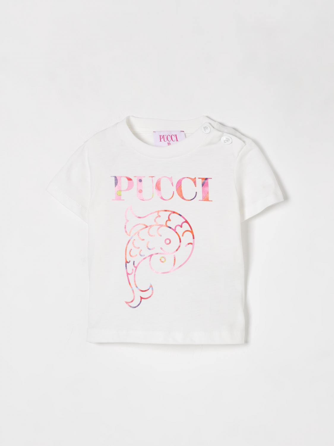 Pucci T-shirt Kids Color Ivory In Ivory