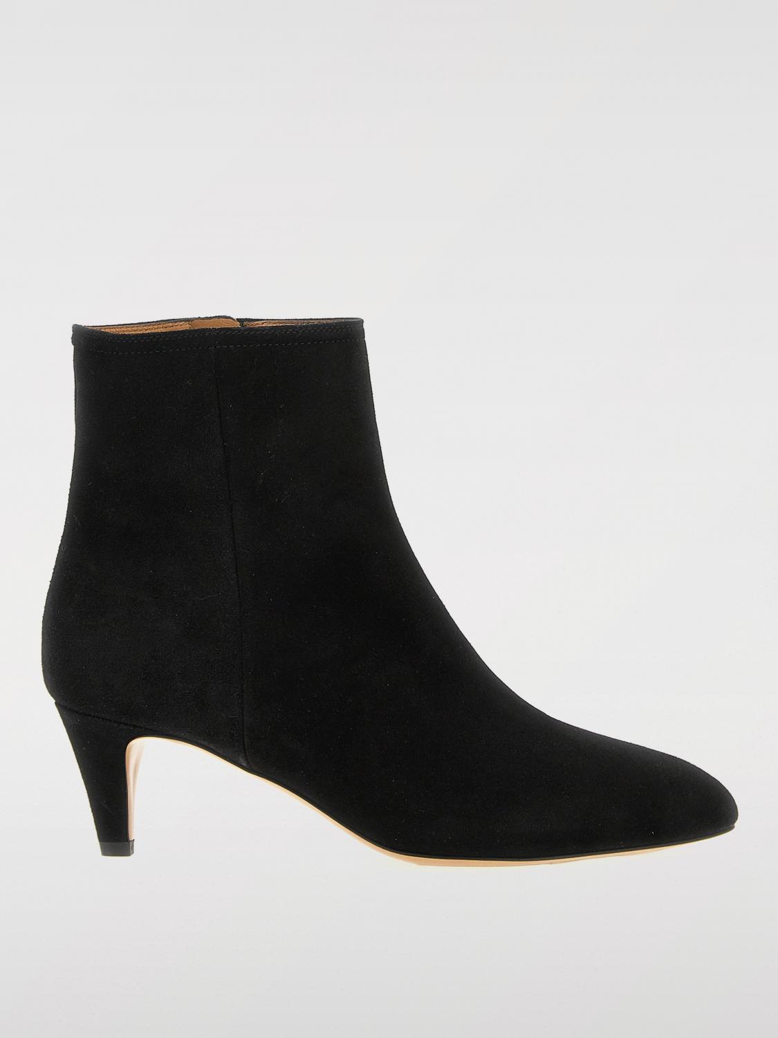 Isabel Marant 55mm Deone Suede Boots In Black