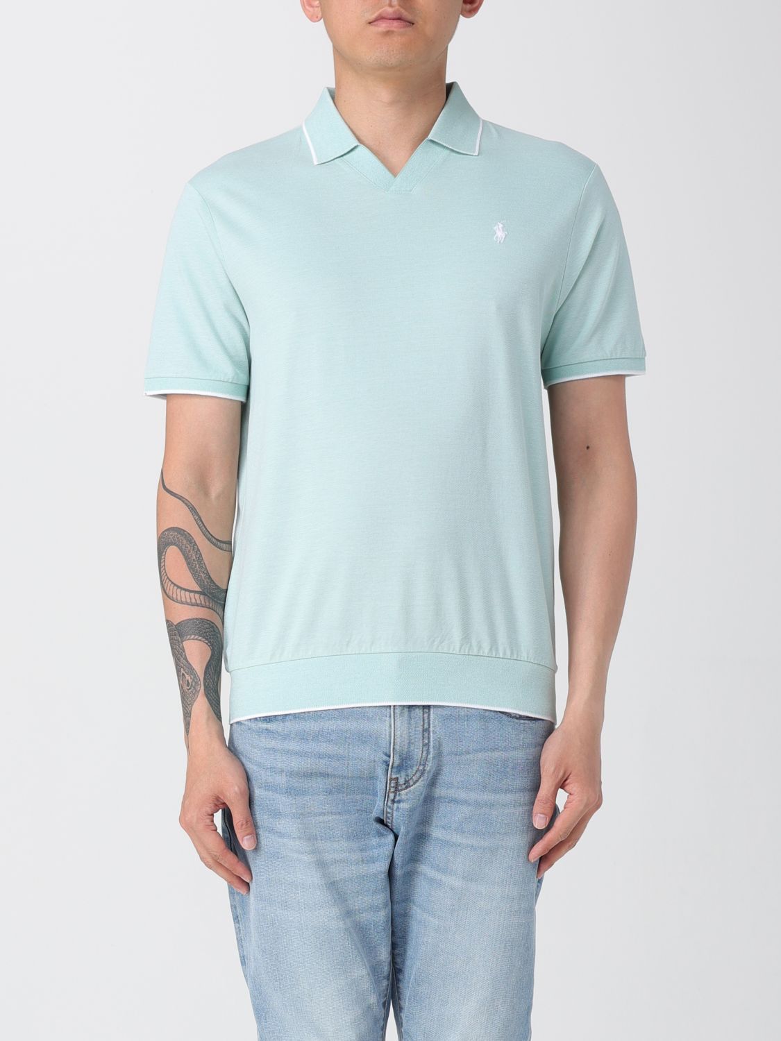 Polo Ralph Lauren Polo Shirt Men Color Green