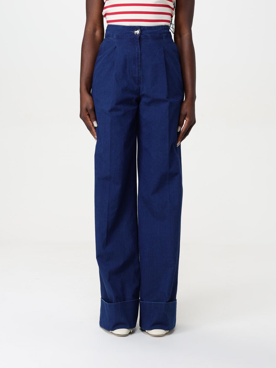 Jeans VALENTINO Woman color Blue