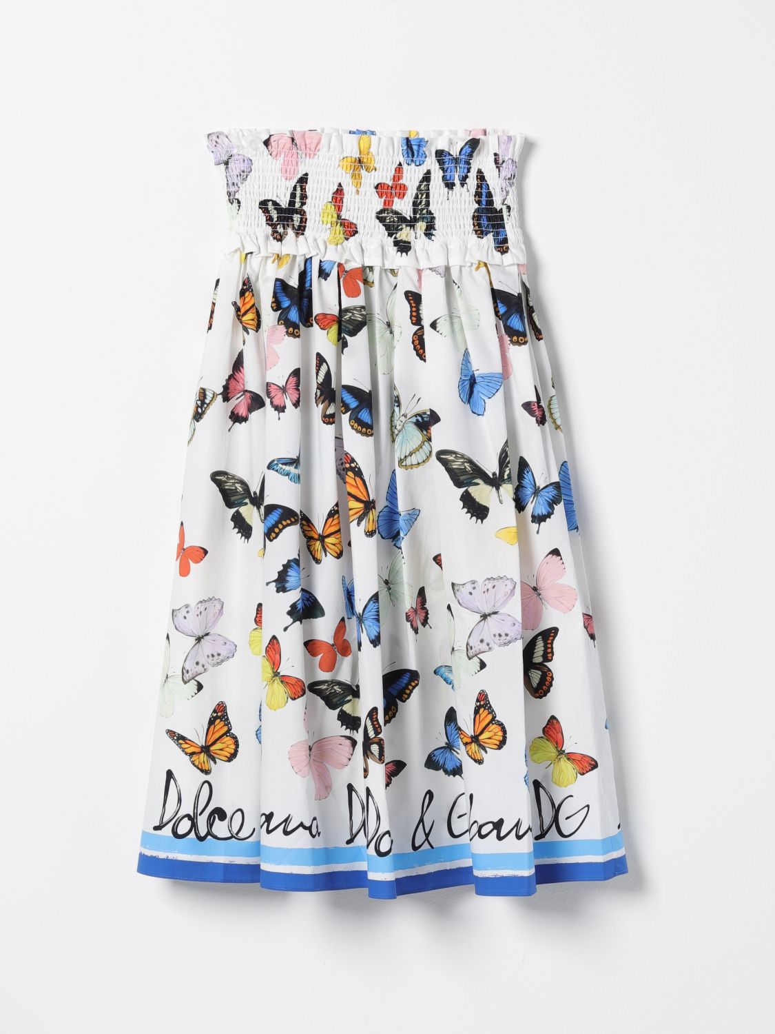 Dolce & Gabbana Graphic-print Midi Skirt In Bunt