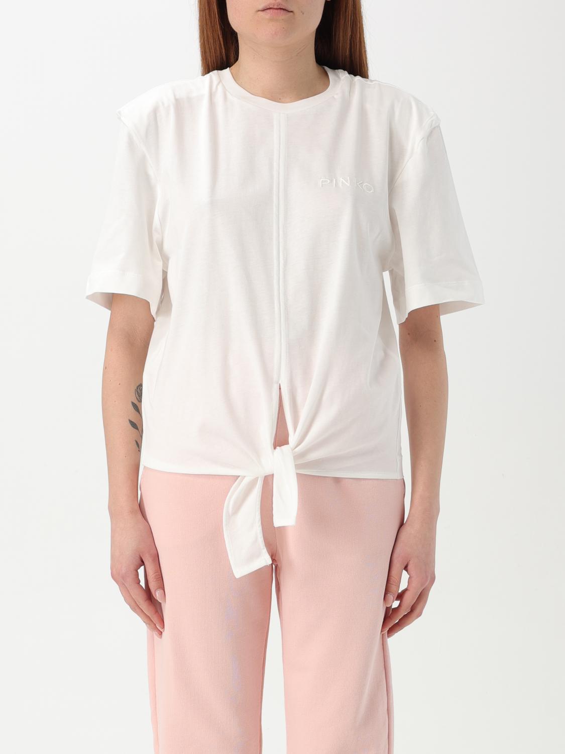 Pinko T-shirt Woman Color White In White