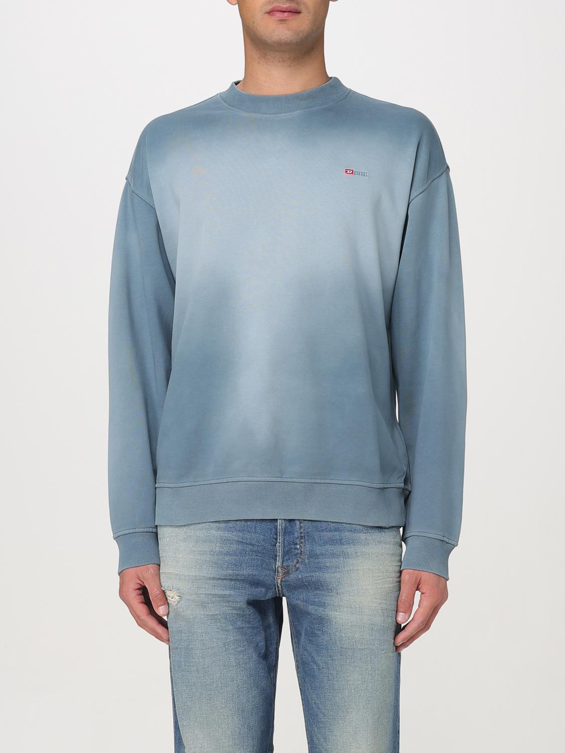 Diesel S-boxt R4 Sweatshirt In Sky Blue