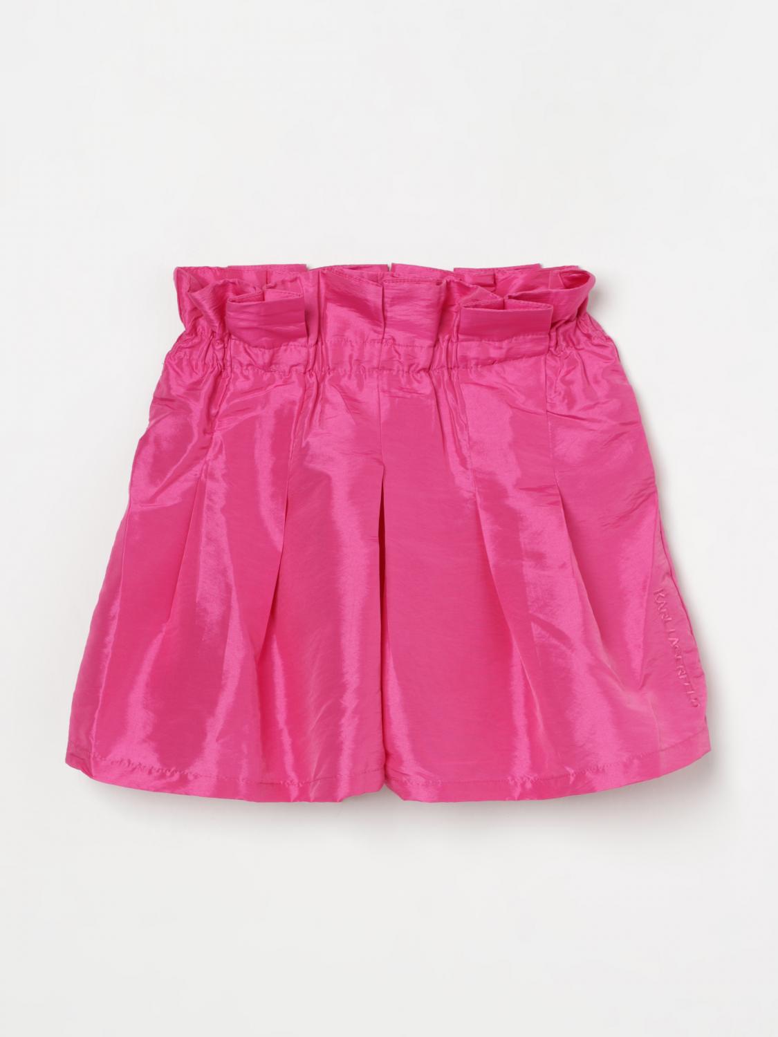 Karl Lagerfeld Short  Kids Kids Color Fuchsia In Fuchsia