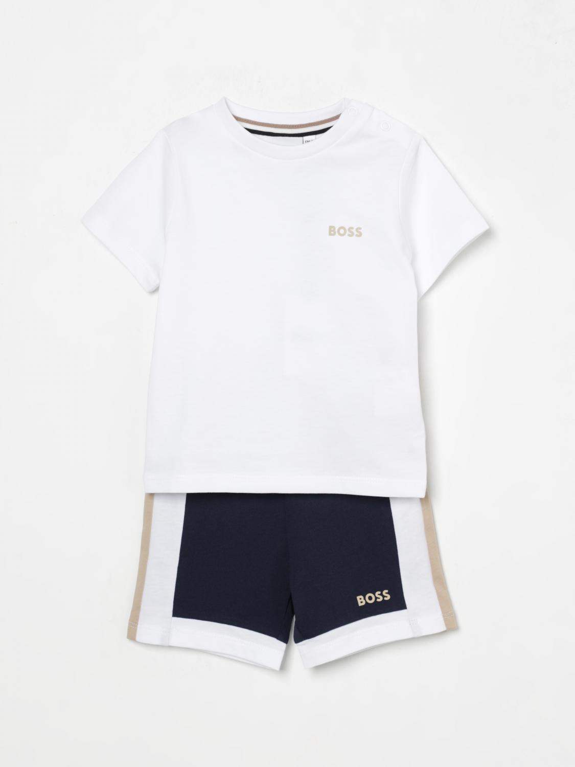 Hugo Boss Sweater Boss Kids Color White In White