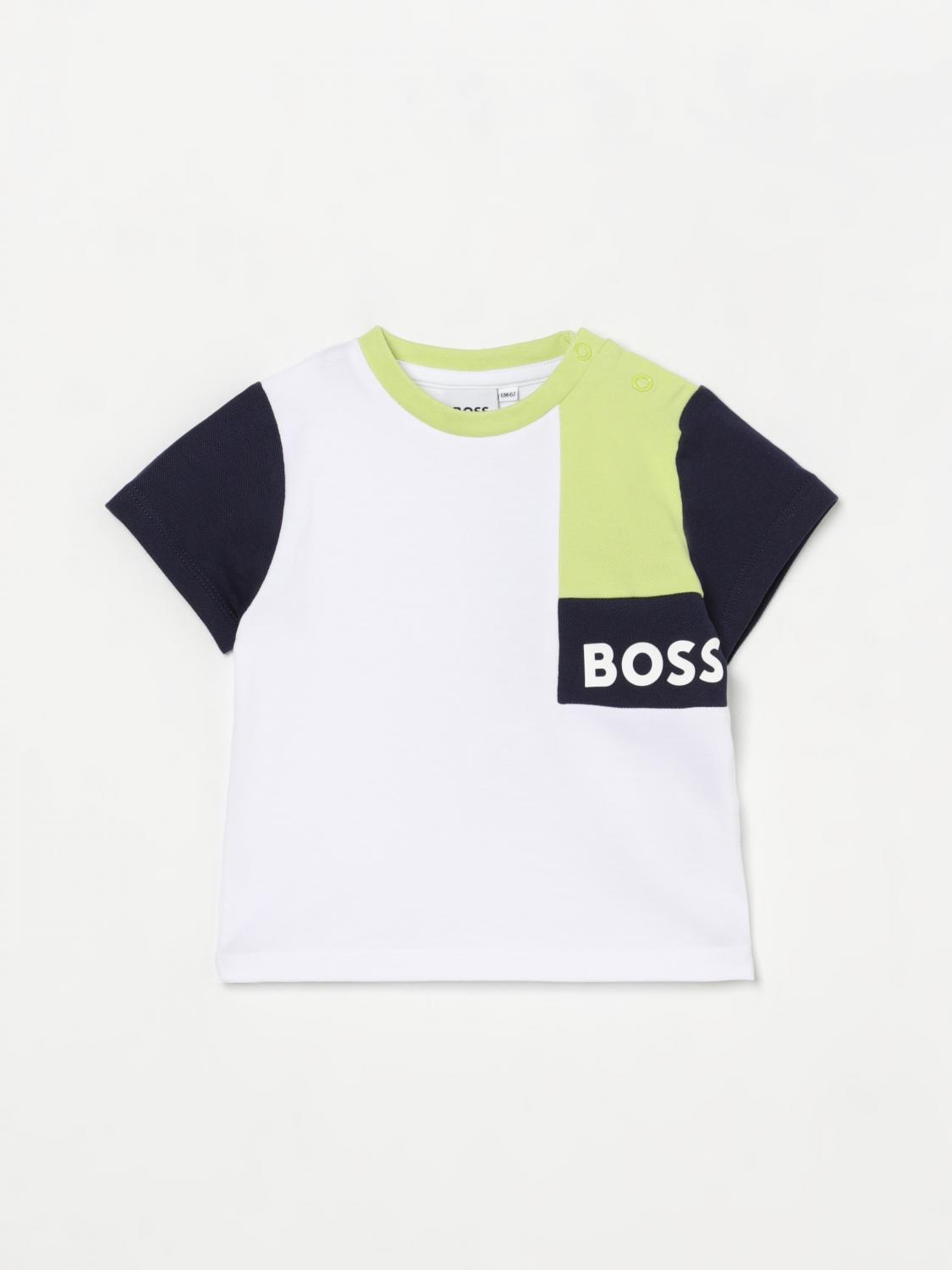 Hugo Boss T-shirt Boss Kids Color White In White
