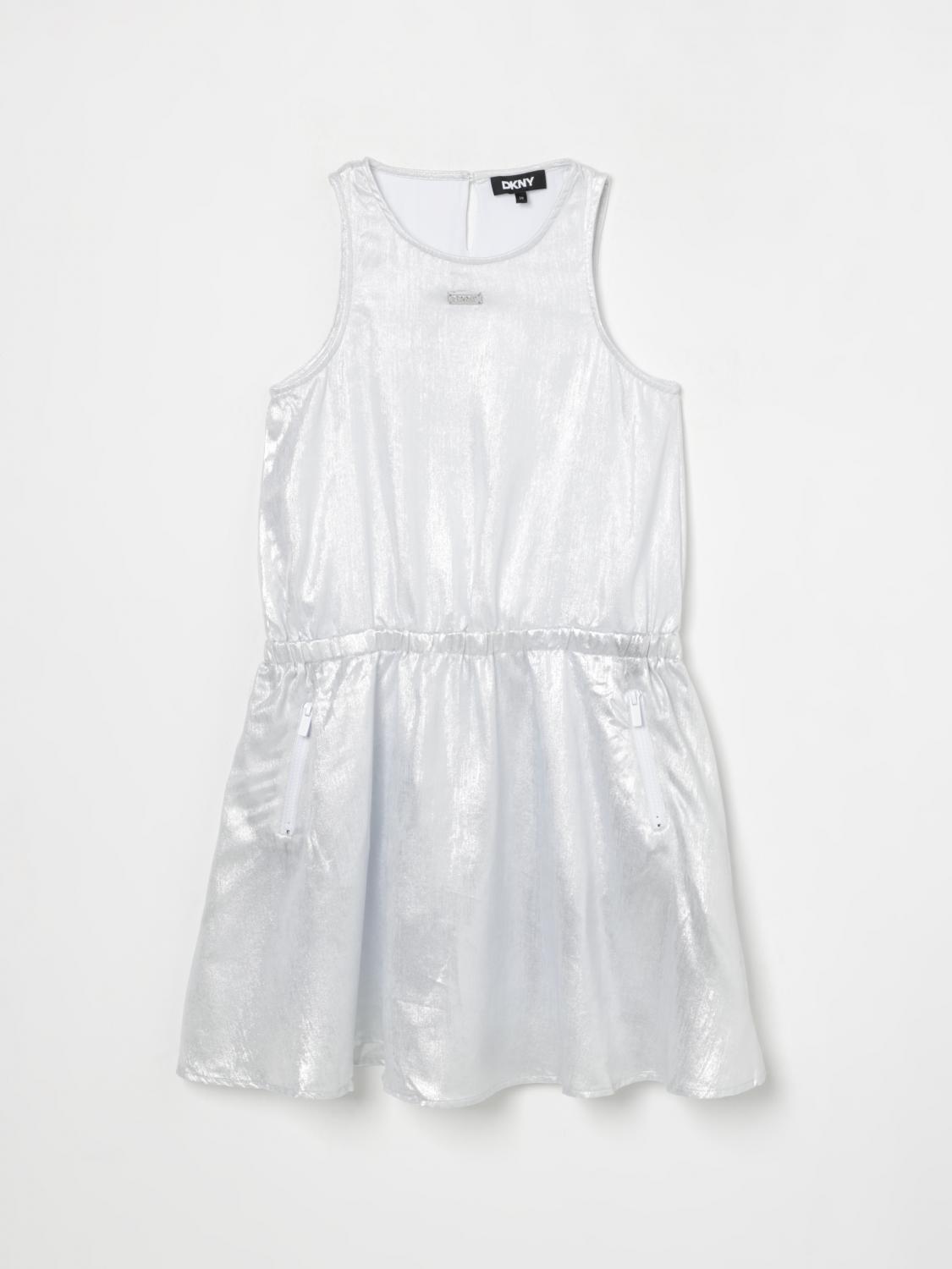 Dkny Dress Kids Color Grey In Grey