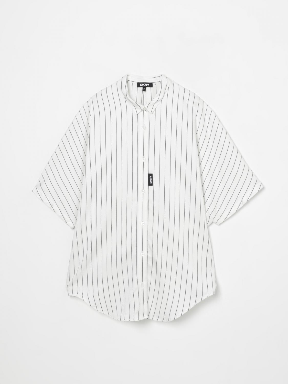 Dkny Shirt Kids Color White In White
