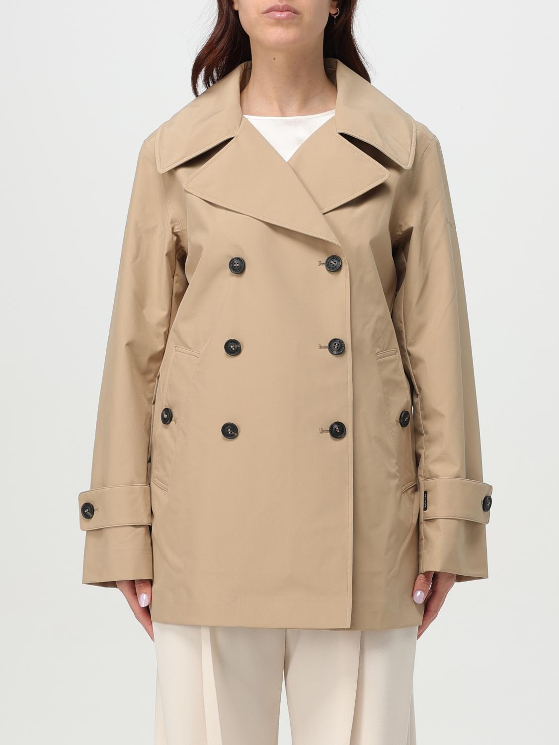 Save The Duck Sofi Camel Trench Coat In Brown